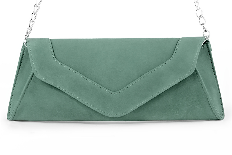 Mint green dress clutch for women - Florence KOOIJMAN